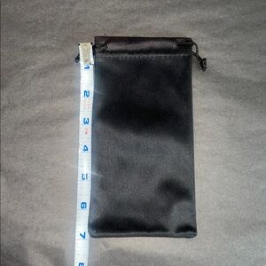 Black Satin Drawstring Sunglasses Case - Listing is for (1)